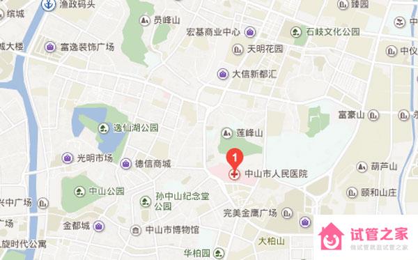 中山大學(xué)附屬中山醫(yī)院地理位置