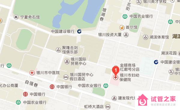 銀川市婦幼醫(yī)院地理位置