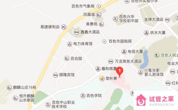 右江附屬醫(yī)院地理位置