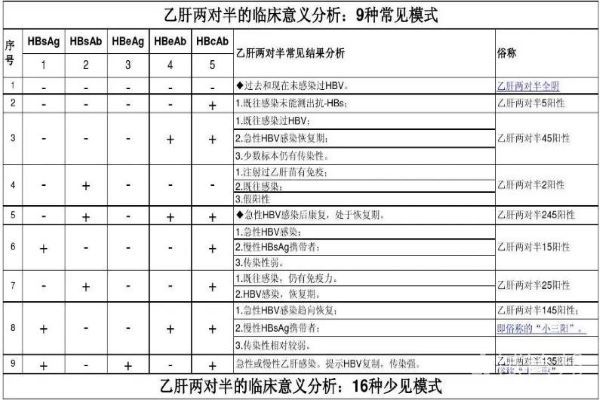 乙肝兩對(duì)半對(duì)照表 2.5是什么意思