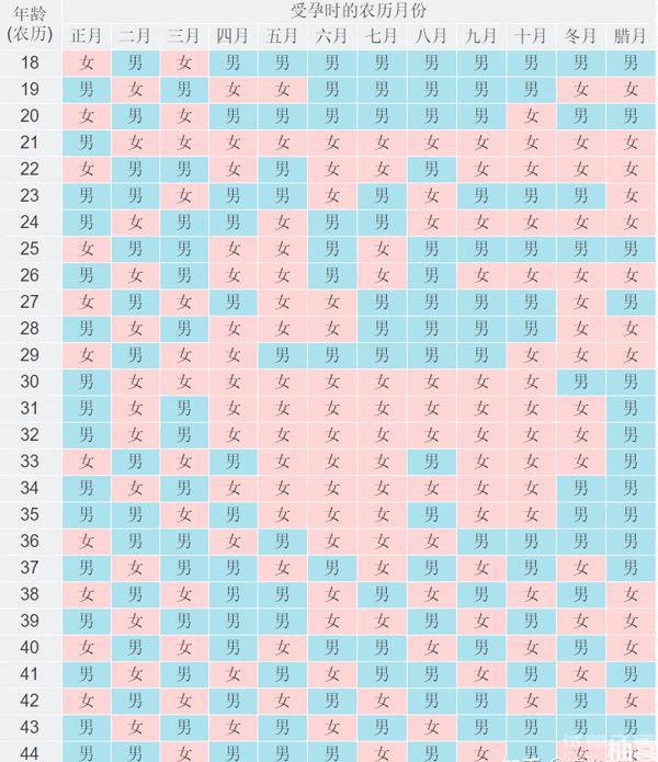 生男生女四大公式集錦，外加清宮表計算法一測便知