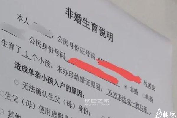 別還不造國外未婚生育聲明怎么寫才有效，附內(nèi)容介紹